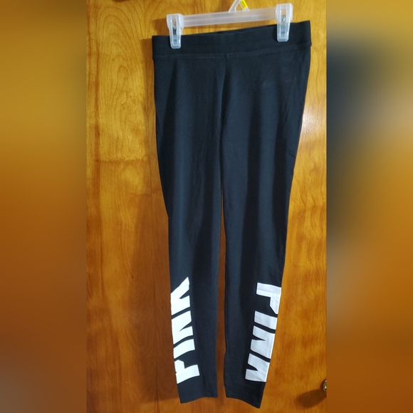 Victorias Secret PINK Womens Black Leggings Size Small - Picture 1 of 3